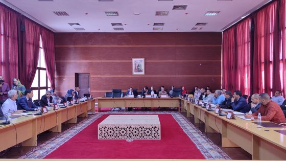 عقد الدورة العادية للمجلس الإقليمي لكلميم لشهر يونيو