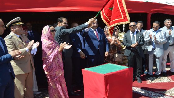 مشاركة رئيس المجلس الإقليمي في تشدين مشاريع تنموية بمناسبة عيد العرش المجيد