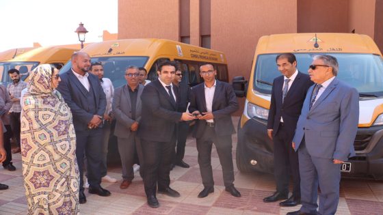 توزيع حافلات للنقل المدرسي على جماعات إقليم كلميم