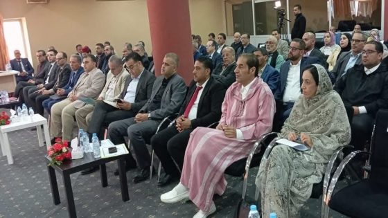 مشاركة رئيس المجلس الاقليمي لكلميم في اللقاء الجهوي التشاوري حول المناظرة الوطنية للجهوية المتقدمة