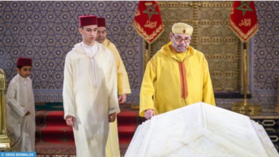 أمير المؤمنين صاحب الجلالة الملك محمد السادس يترحم على روح جلالة المغفور له الملك محمد الخامس
